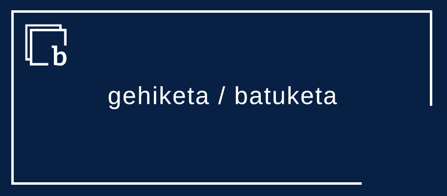 Gehiketa ETA batuketa